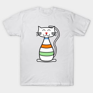 Red Nose Cat T-Shirt